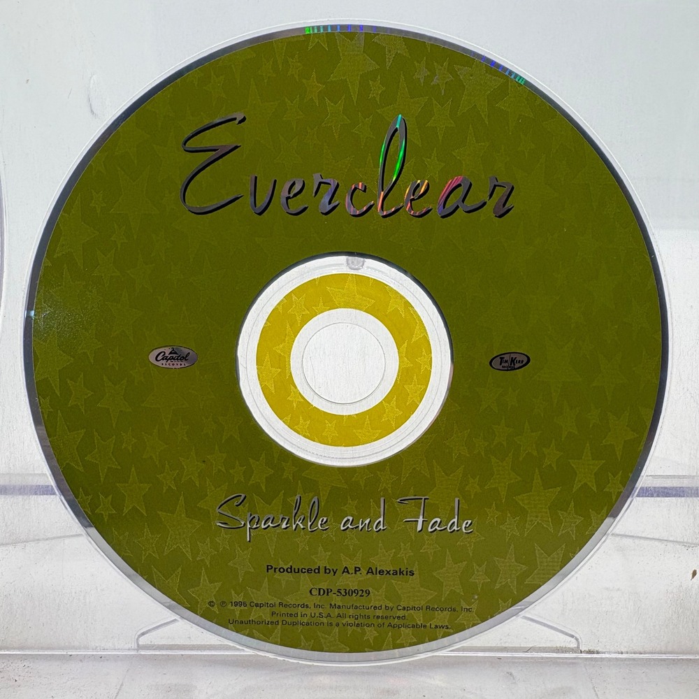 Everclear Sparkle and Fade CD 1995 Capitol Records CDP-530929 Alternative Rock